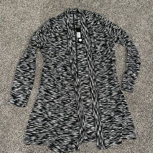Neesha Stylish Black and White Women's Cardigan size L
